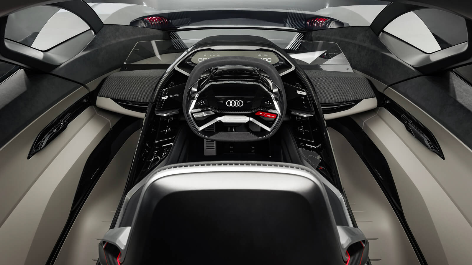 Audi PB18 cockpit central driving position