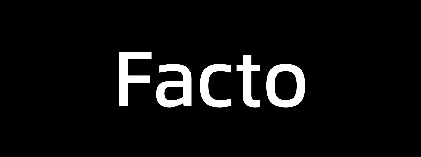 Facto Typeface