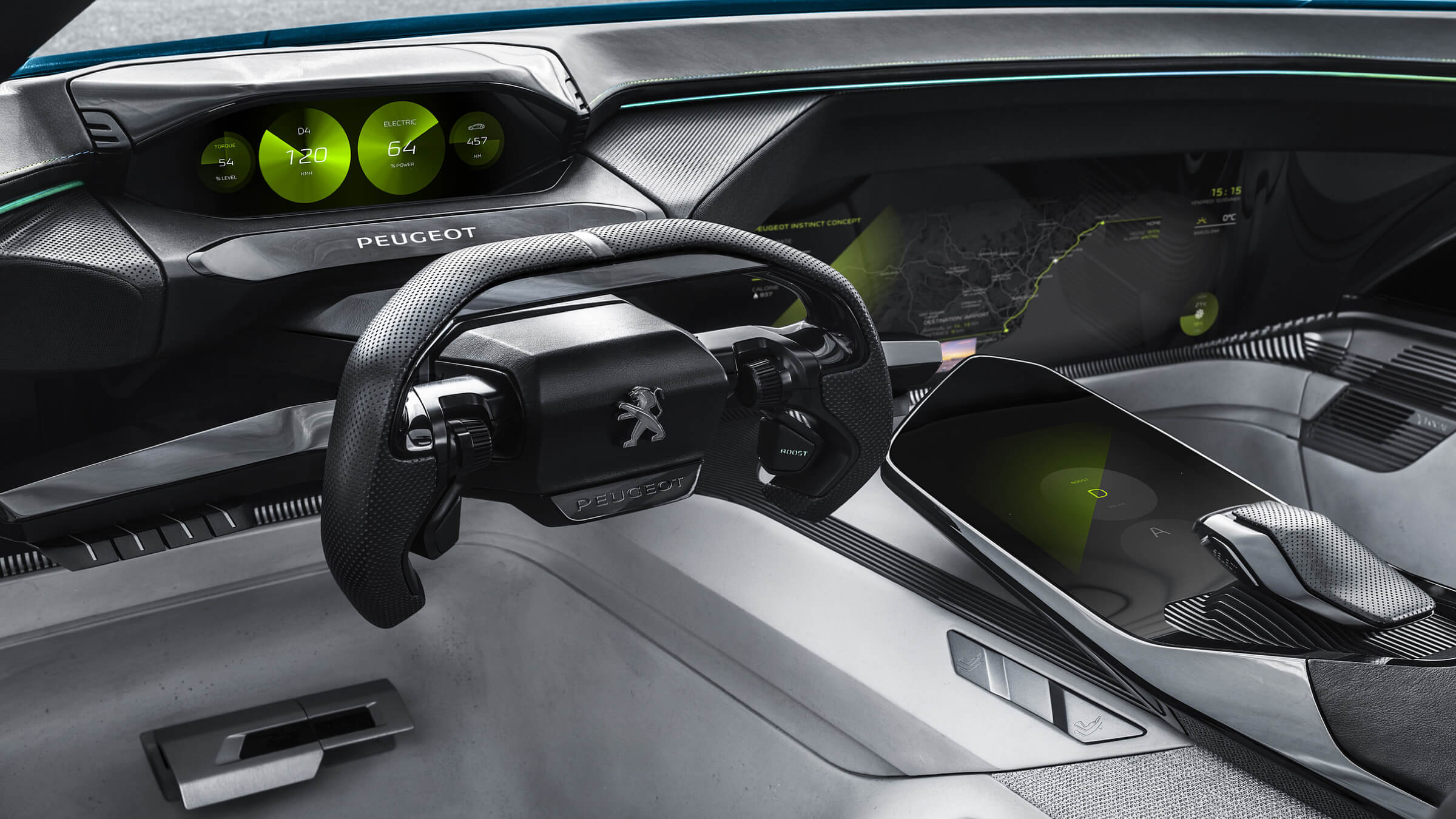 Peugeot Instinct i-Cockpit sport mode