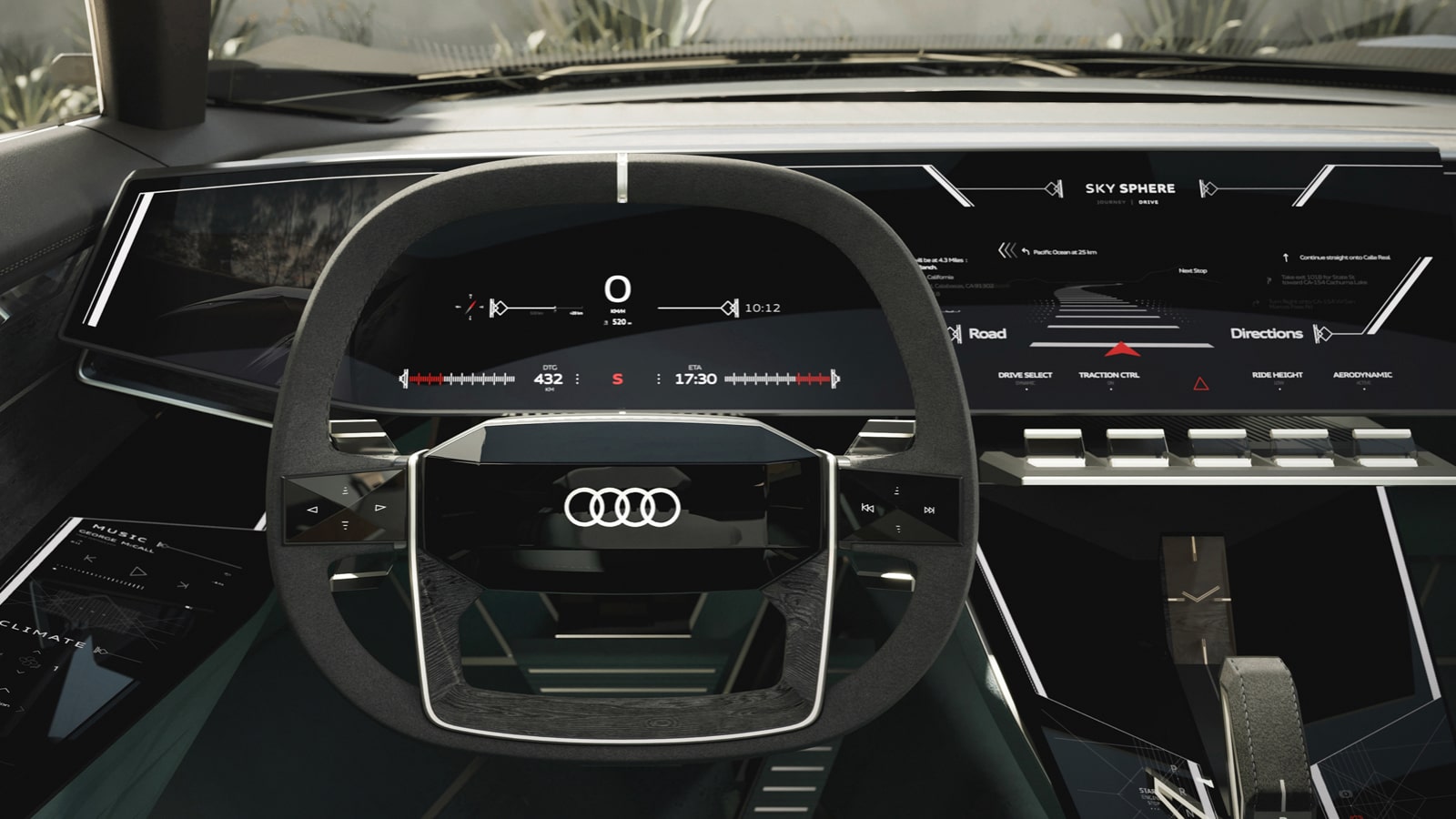 Audi Sky Sphere Interior dashboard
