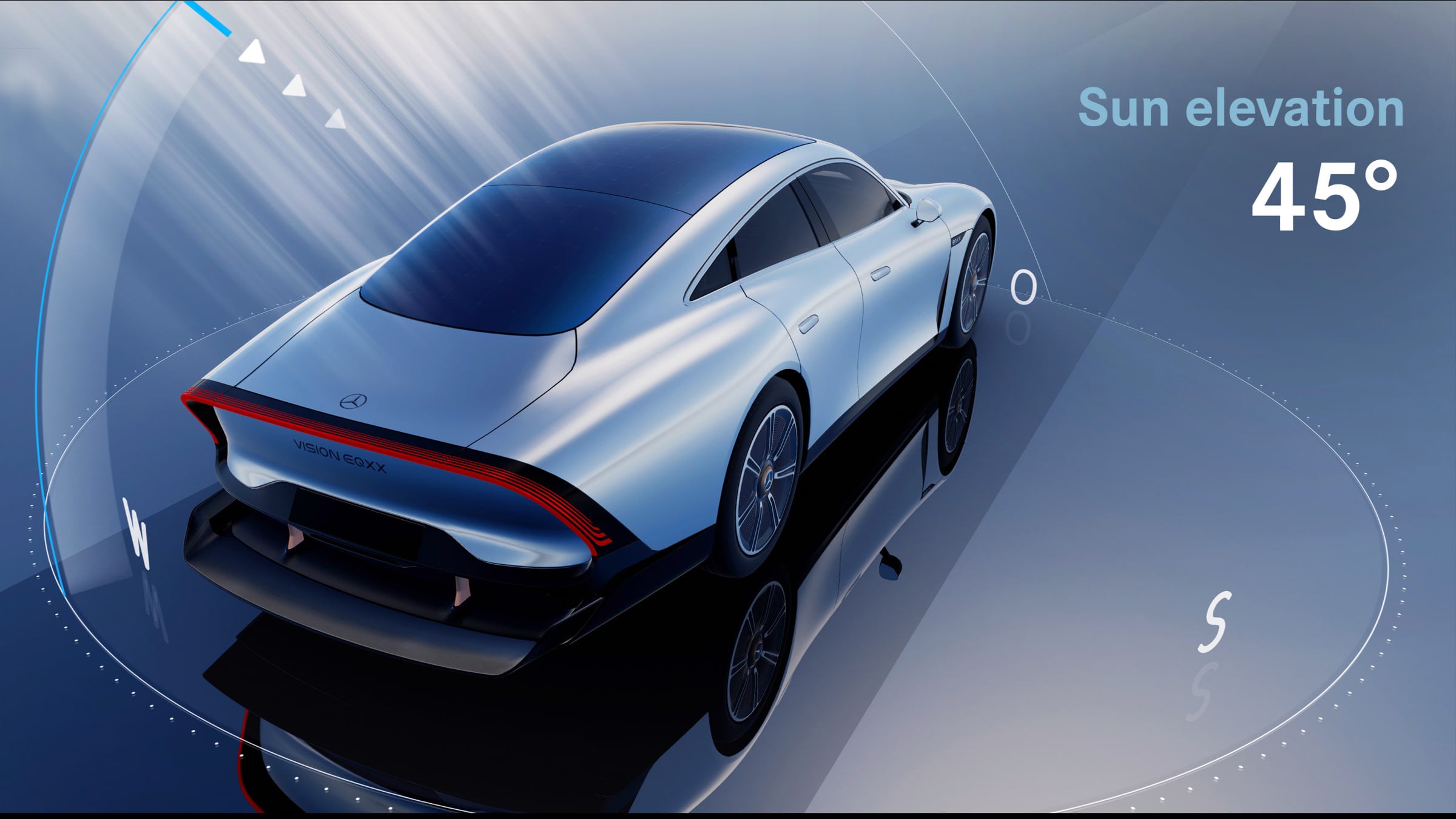 Mercedes Benz Vision EQXX Concept HMI