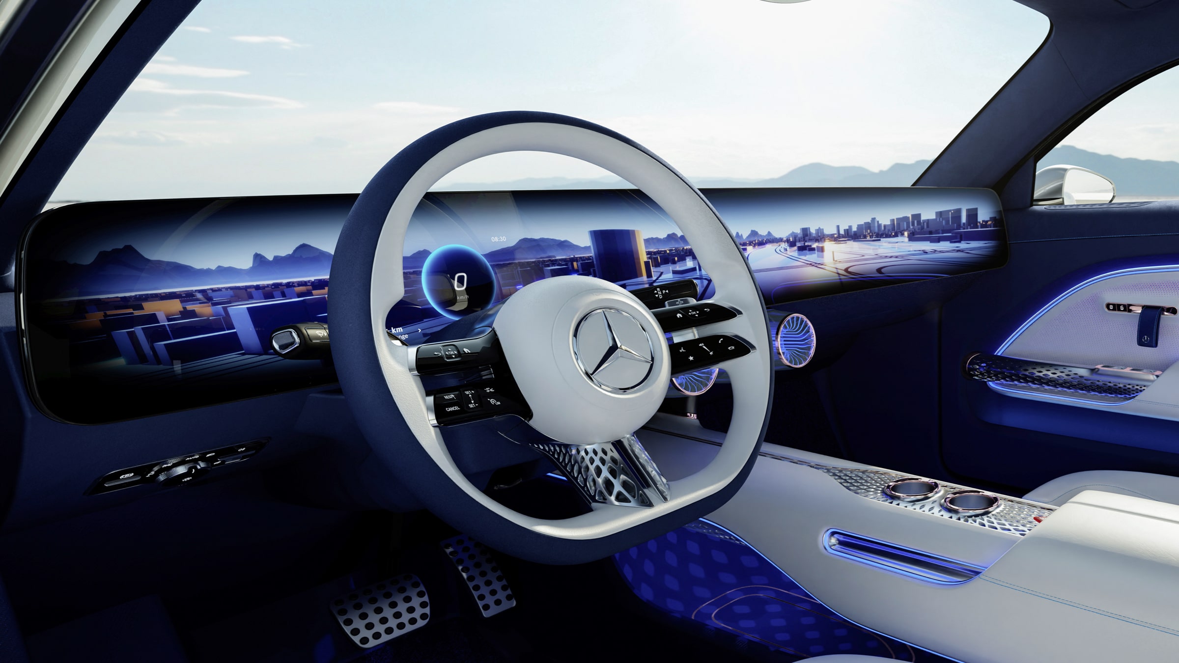 Mercedes Benz Vision EQXX Concept Interior