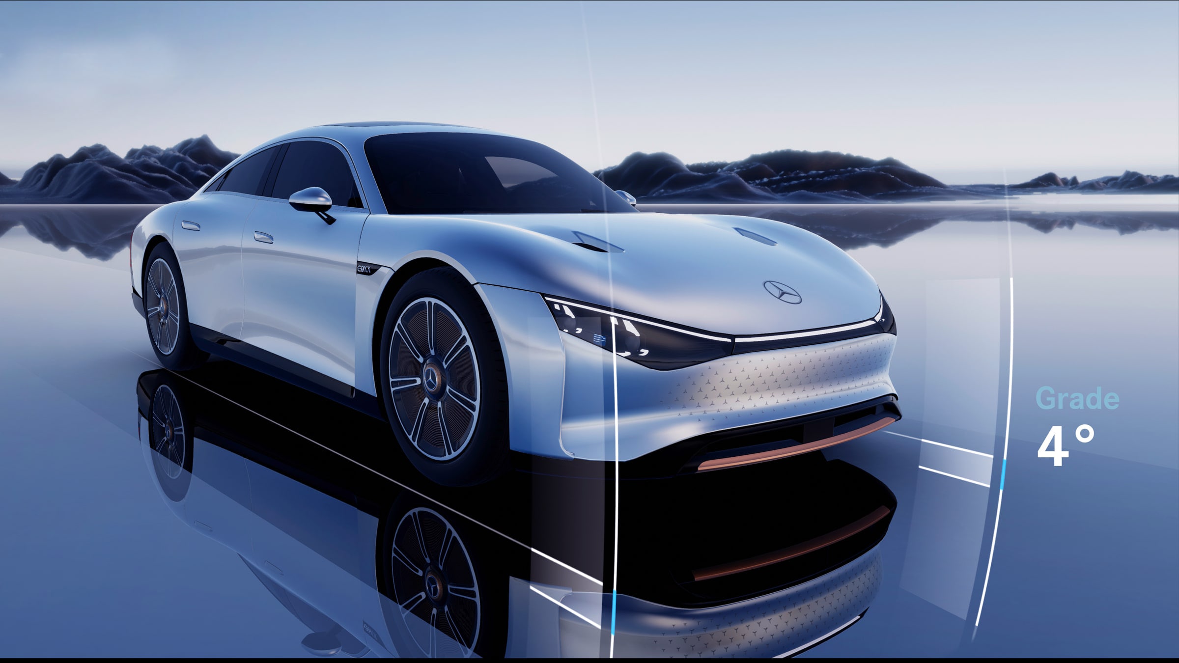 Mercedes Benz Vision EQXX Concept HMI