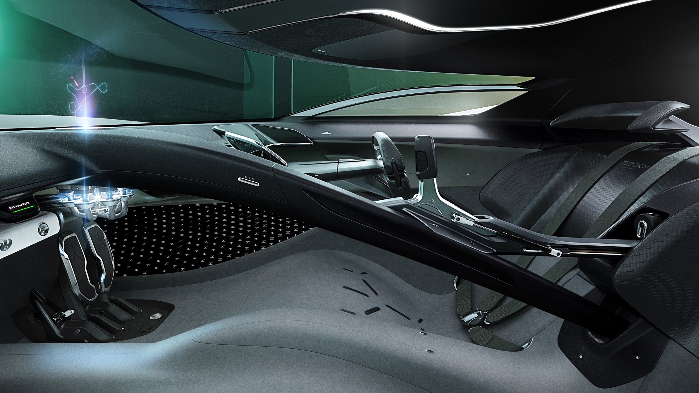 Jaguar GTSV cockpit hmi