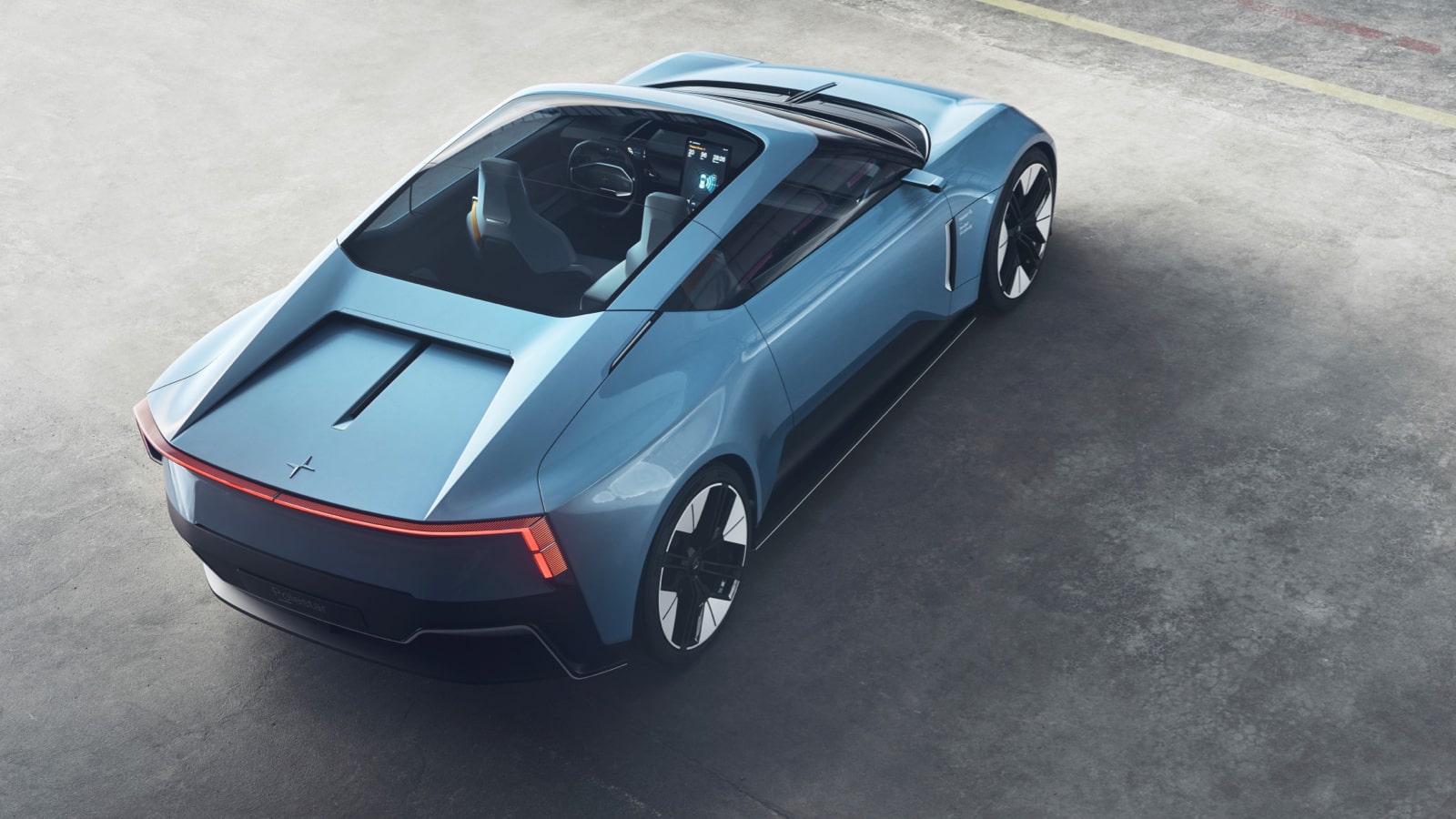 Polestar O2 electric performance roadster concept top