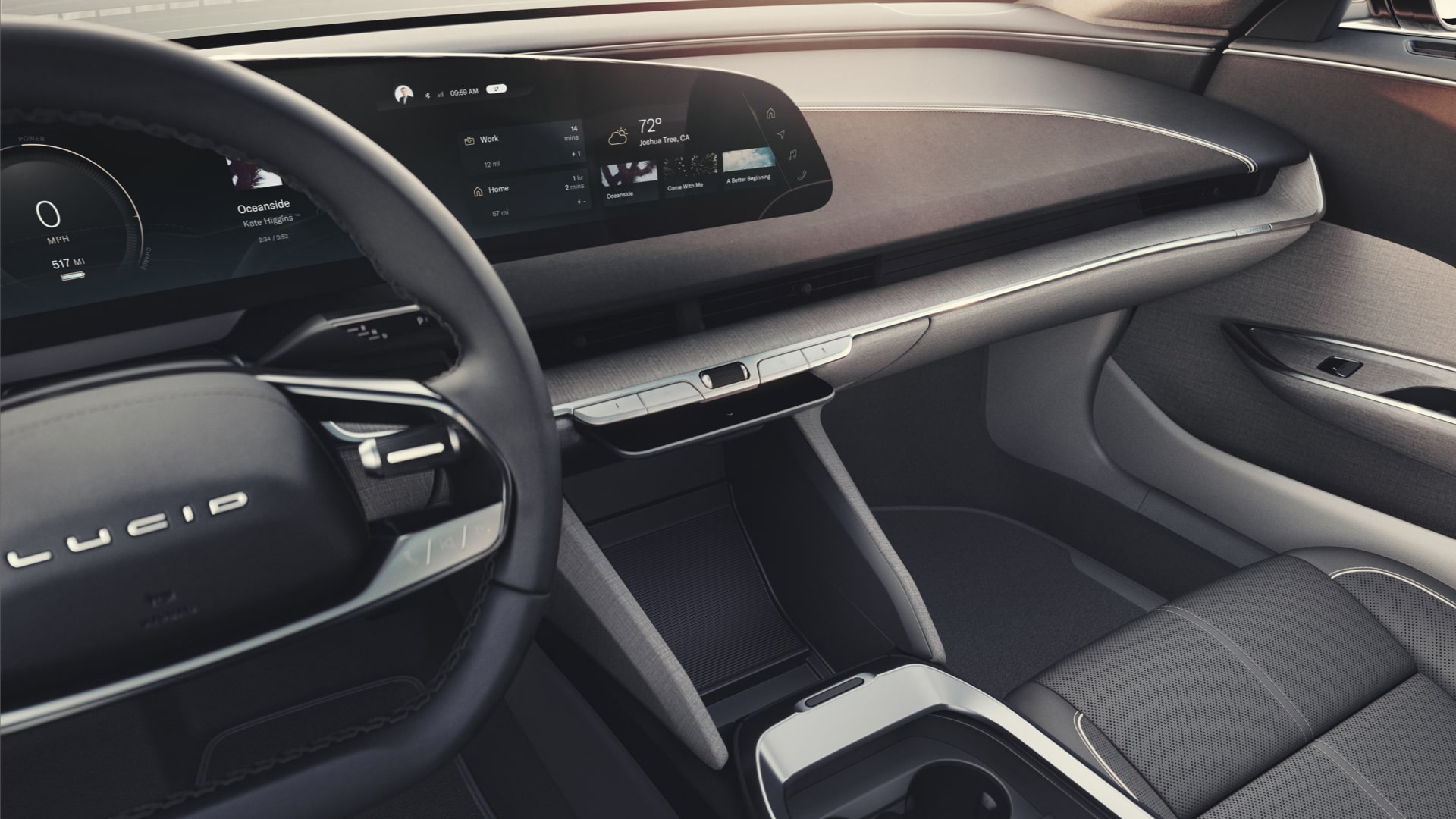 Lucid Air driver interface