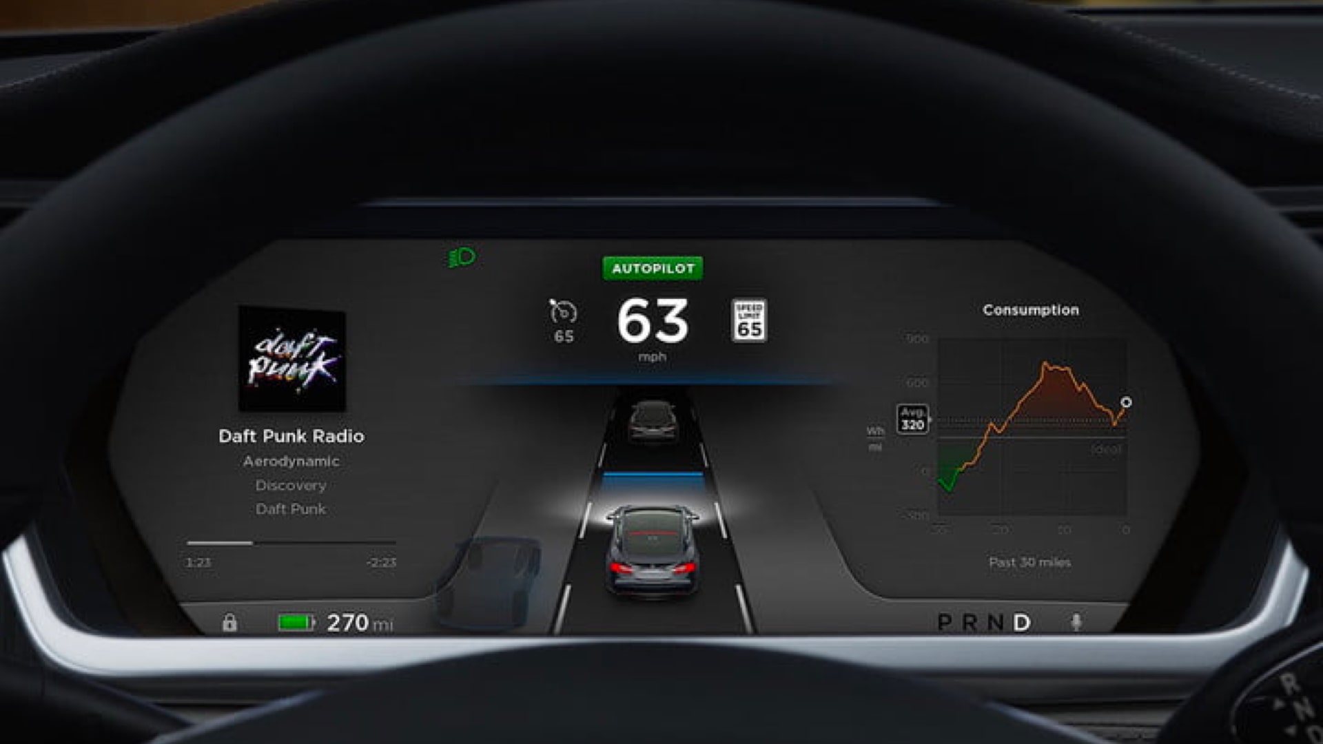 Tesla Model S auto pilot