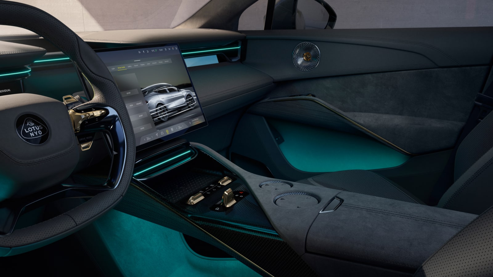 Lotus Eletre Front Passenger Interior