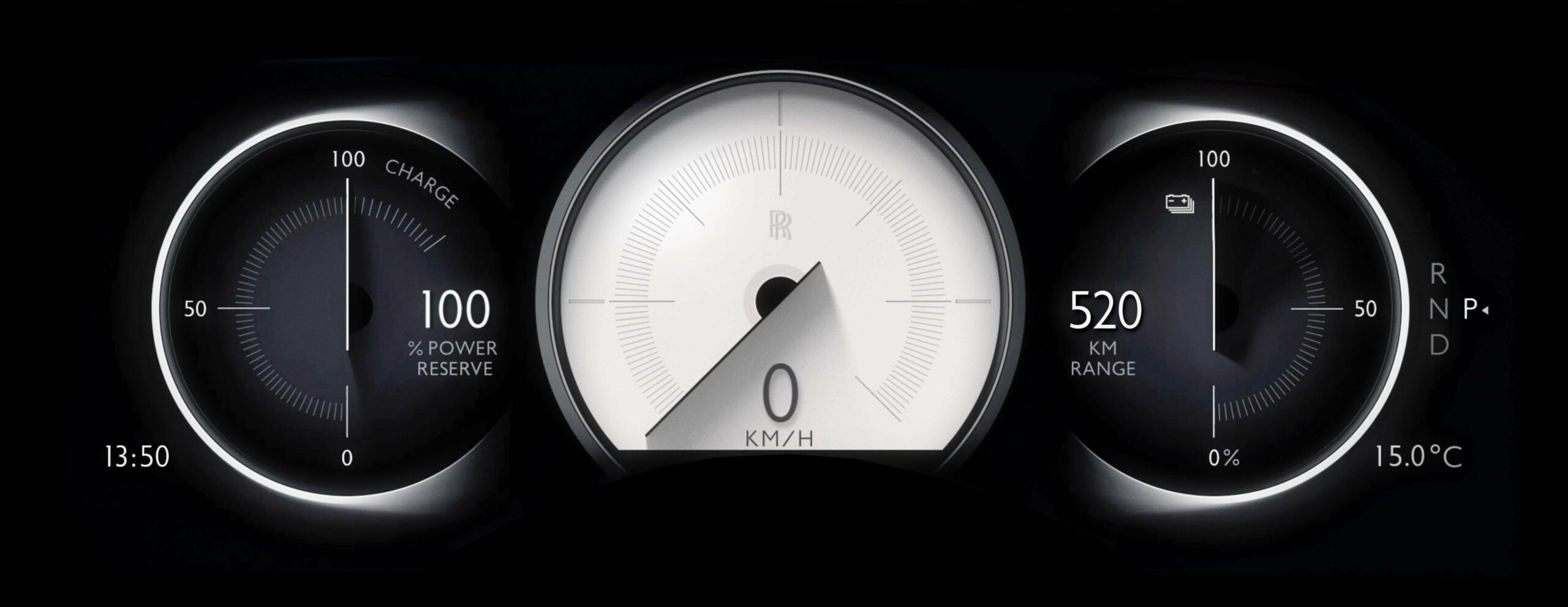 Rolls Royce Spectre Instrument Cluster