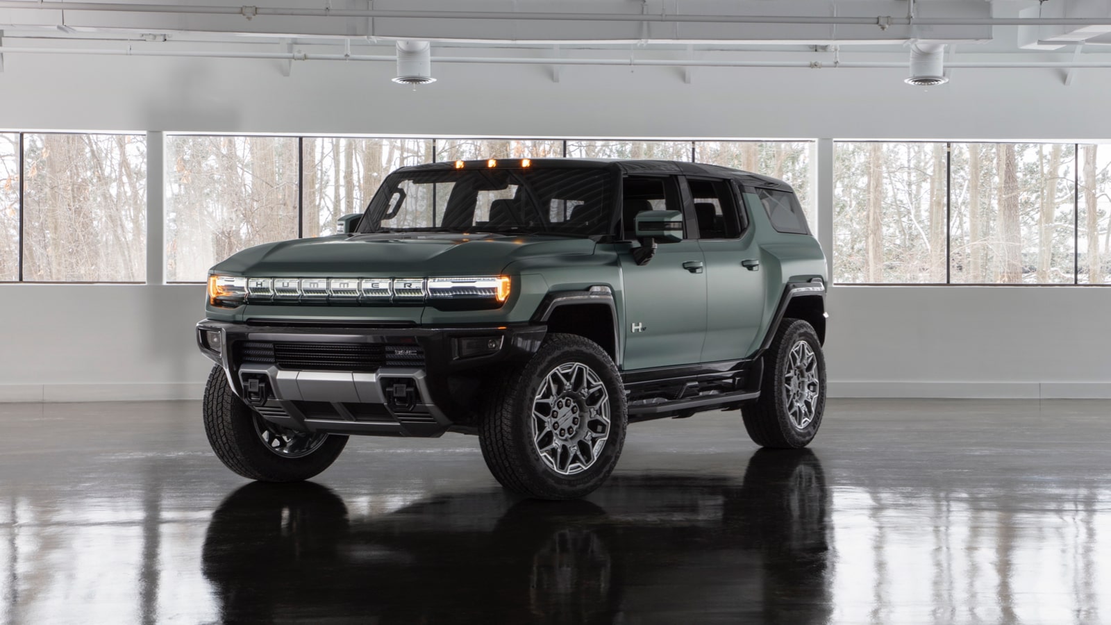 GMC Hummer EV suv front quarter exterior