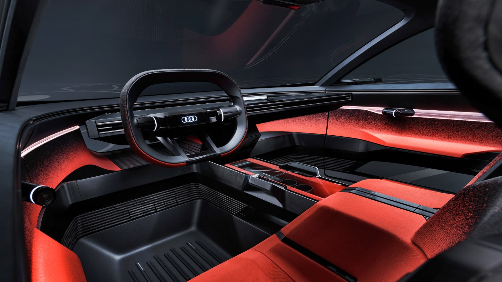 Audi Activesphere driver cockpit concept sketch