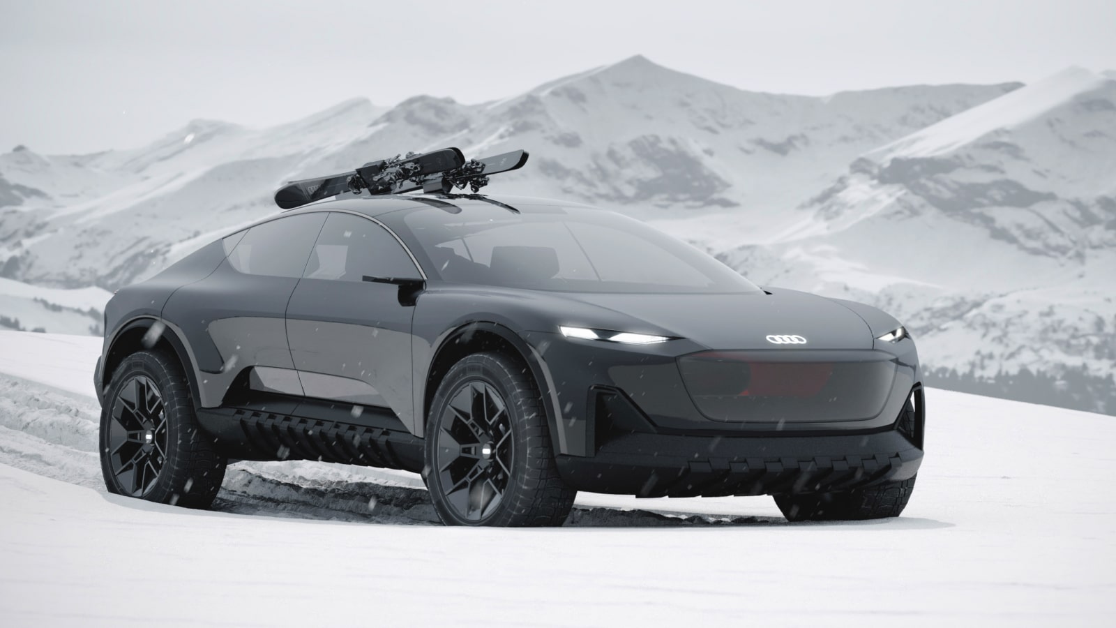 Audi Activesphere in the snow
