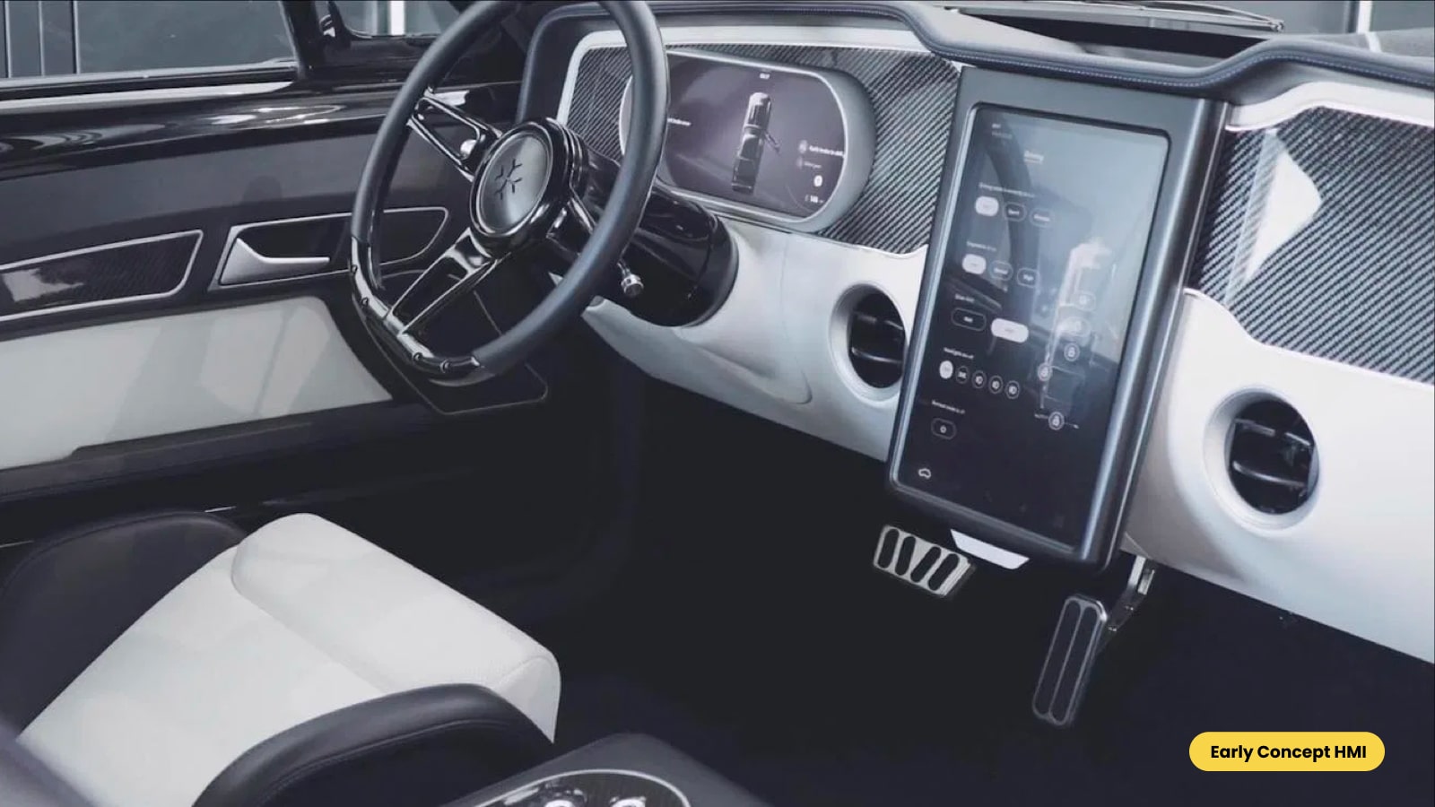 Charge Cars Mustang Concept Interior and interface