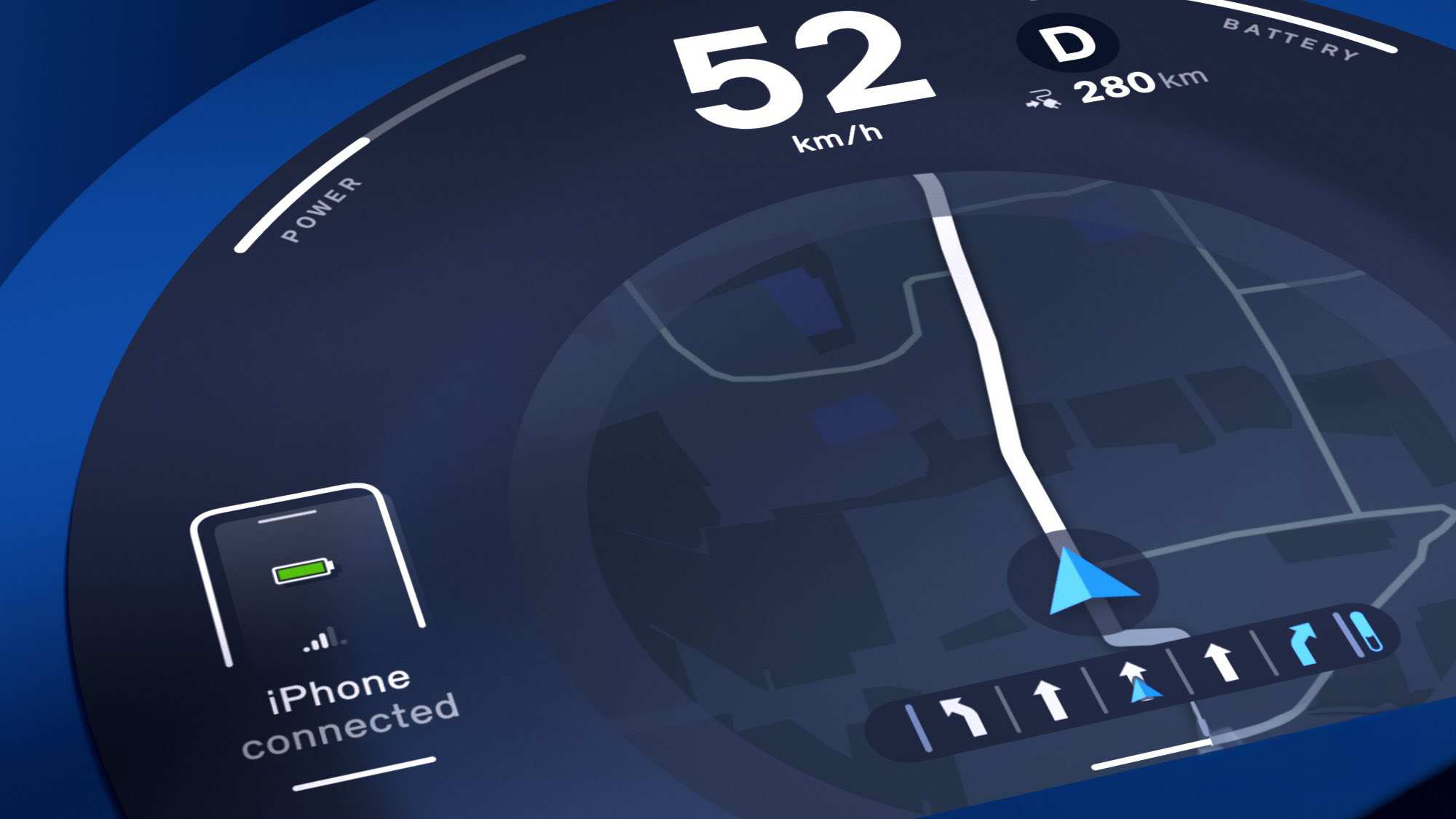 Mini Electric Interaction Unit - Experience Modes - Balance Interface Navigation detail