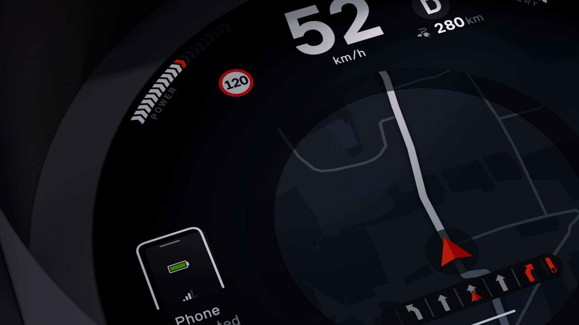 Mini Electric Interaction Unit - Experience Modes - GoKart Interface detail zoom